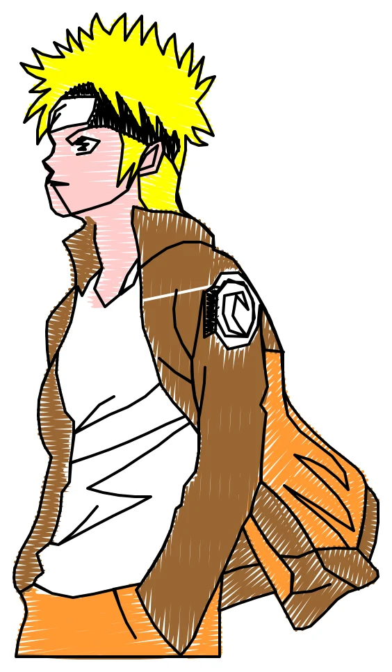 Naruto Uzumaki nakış modeli