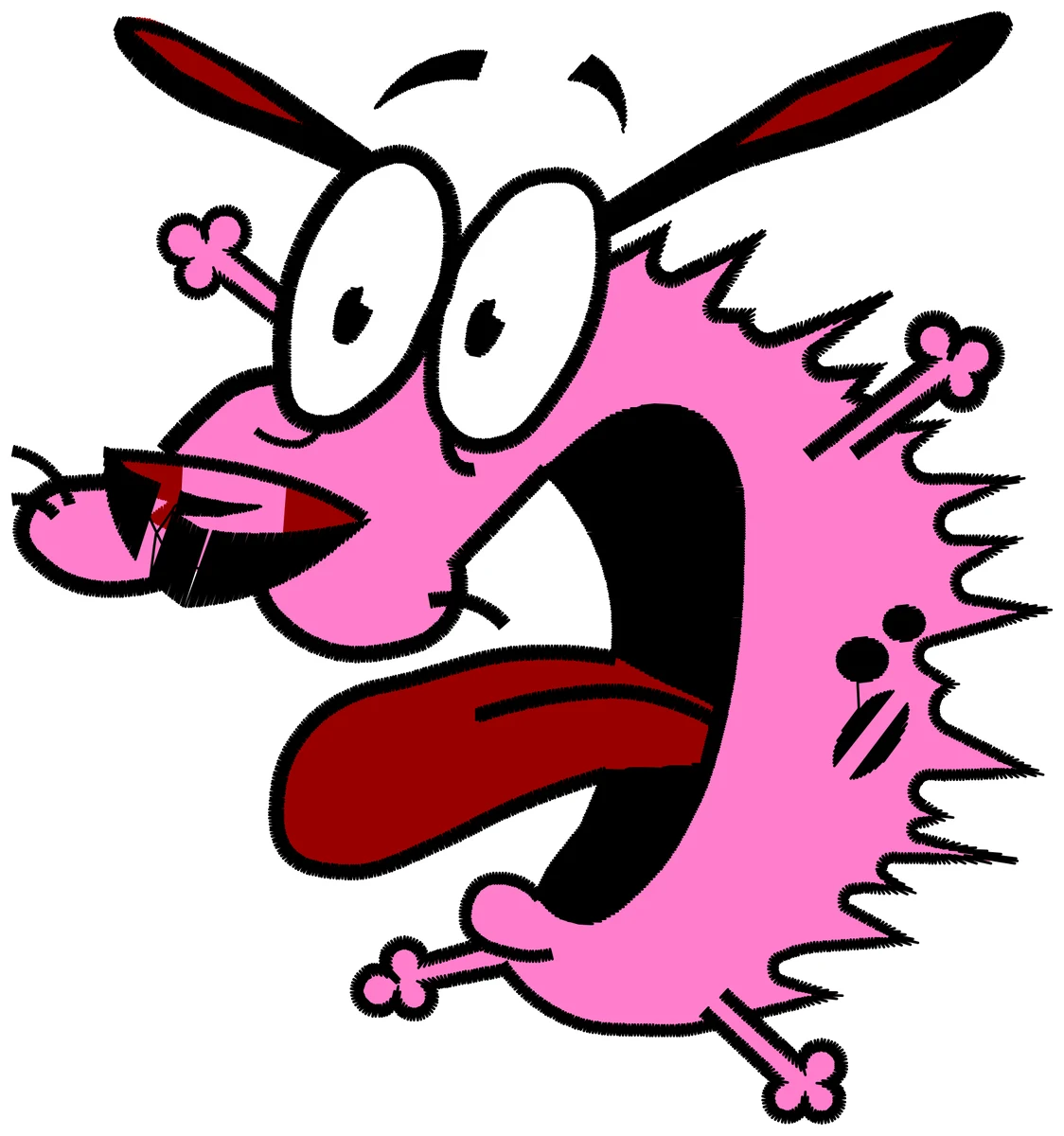 Courage the Cowardly Dog nakış modeli