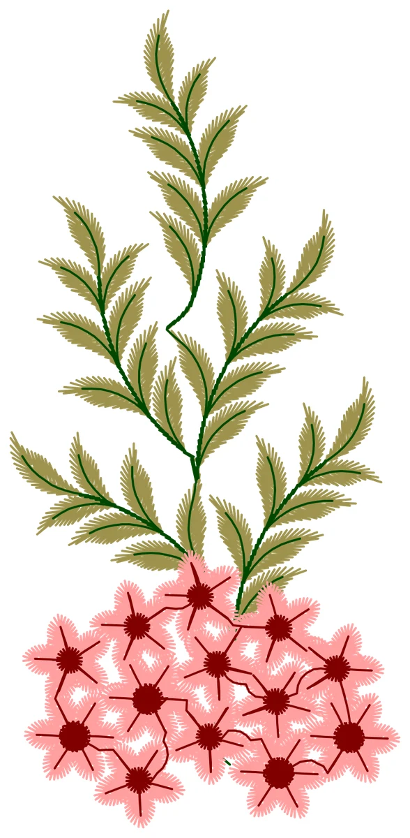 Flower 1 nakış modeli