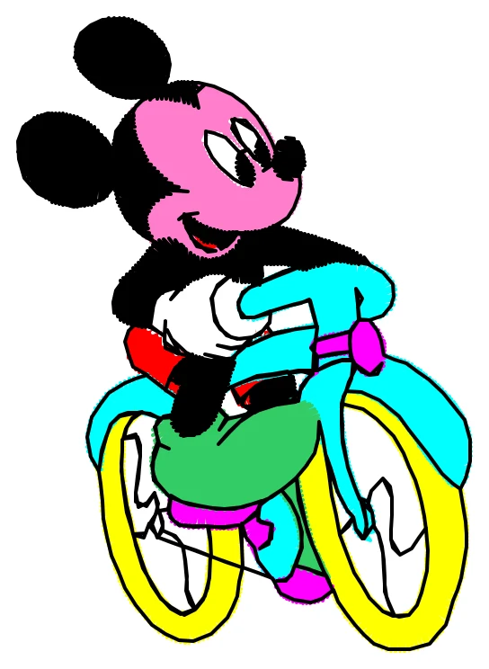 Micky Bike nakış modeli