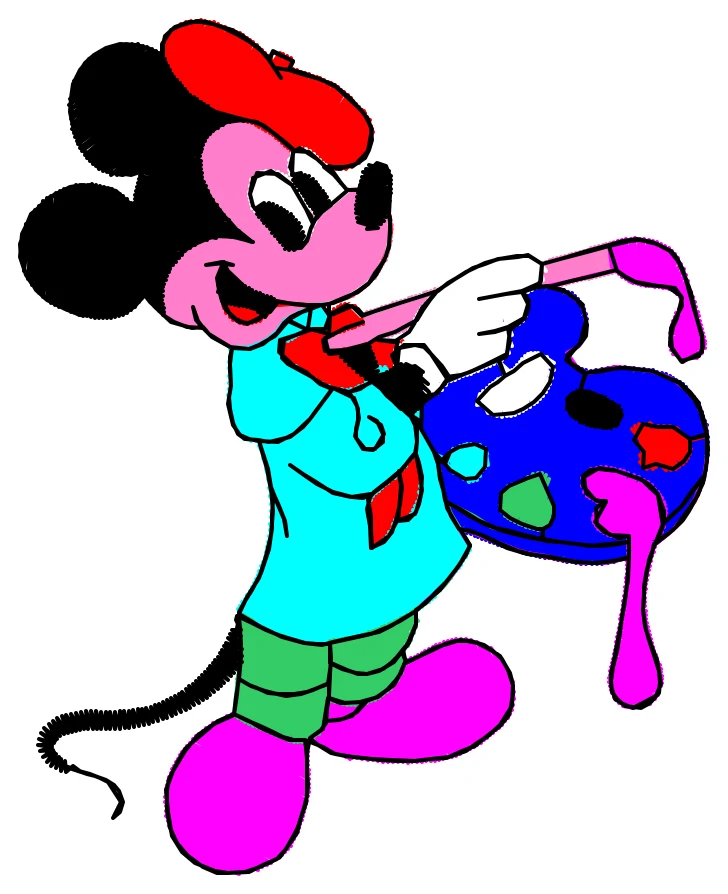Micky Resim nakış modeli